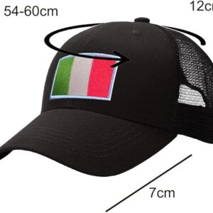 Casquette de baseball en maille avec drapeau de l&rsquo;Italie coupe Monde